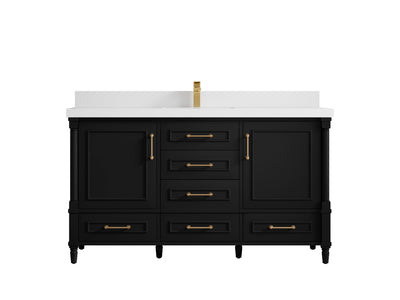 Aberdeen 60 in. W x 22 in. D Single Sink Bathroom Vanity - Willow Bath and Vanity