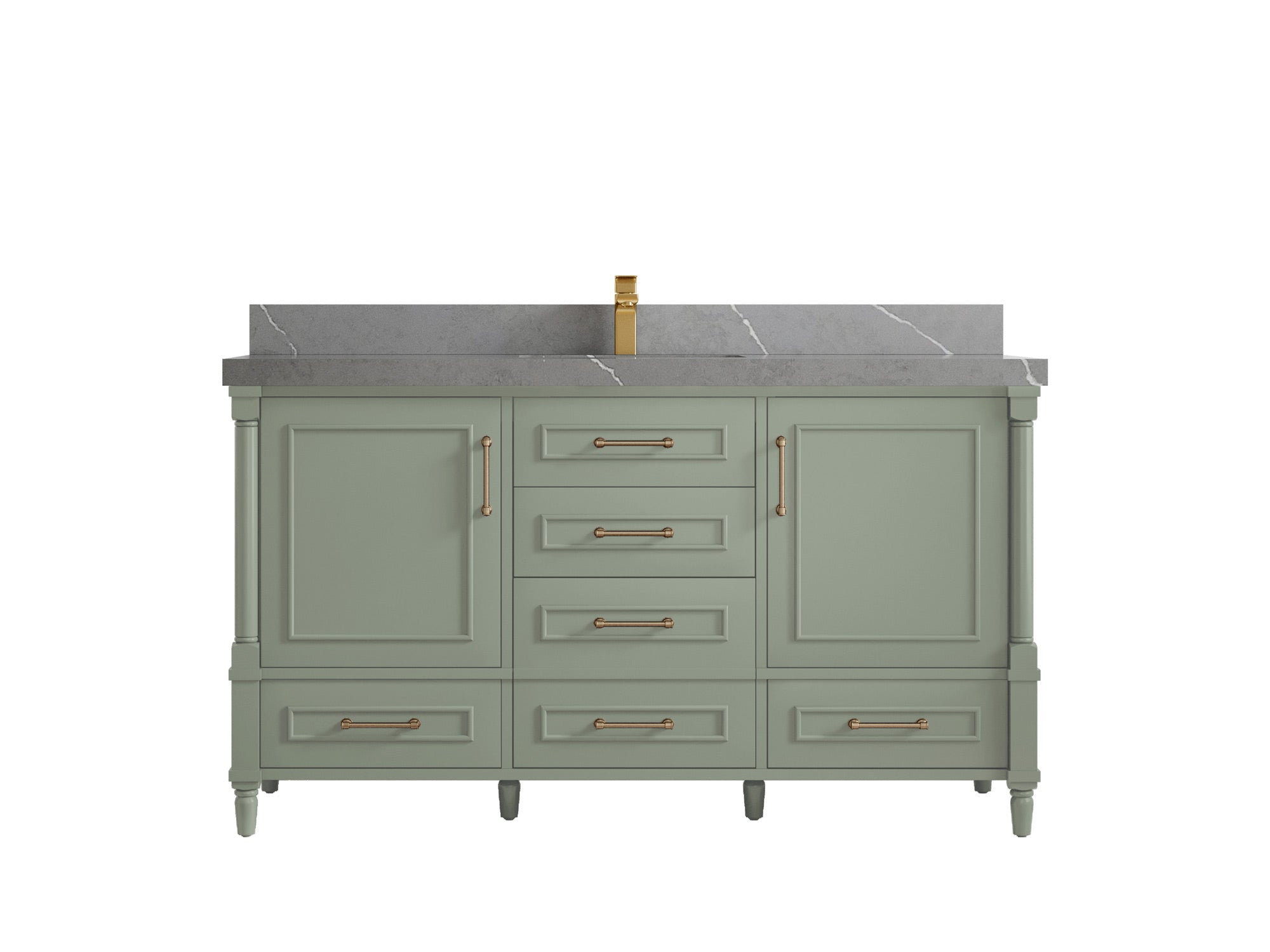 Aberdeen 60 in. W x 22 in. D Single Sink Bathroom Vanity - Willow Bath and Vanity