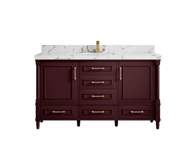 Aberdeen 60 in. W x 22 in. D Single Sink Bathroom Vanity - Willow Bath and Vanity