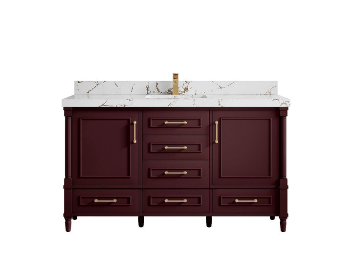 Aberdeen 60 in. W x 22 in. D Single Sink Bathroom Vanity - photo 36