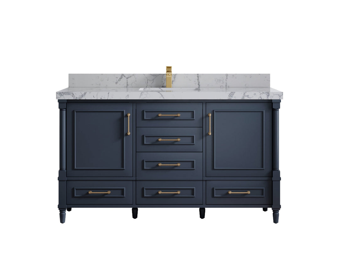 Aberdeen 60 in. W x 22 in. D Single Sink Bathroom Vanity - Willow Bath and Vanity