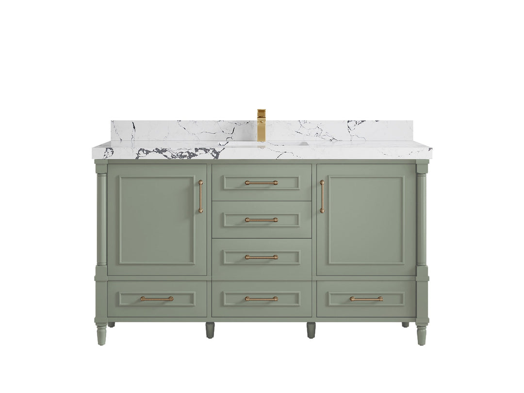 Aberdeen 60 in. W x 22 in. D Single Sink Bathroom Vanity - Willow Bath and Vanity
