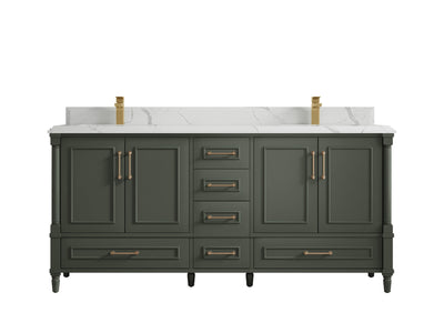 Aberdeen 72 in. W x 22 in. D Double Sink Bathroom Vanity - Willow Bath and Vanity