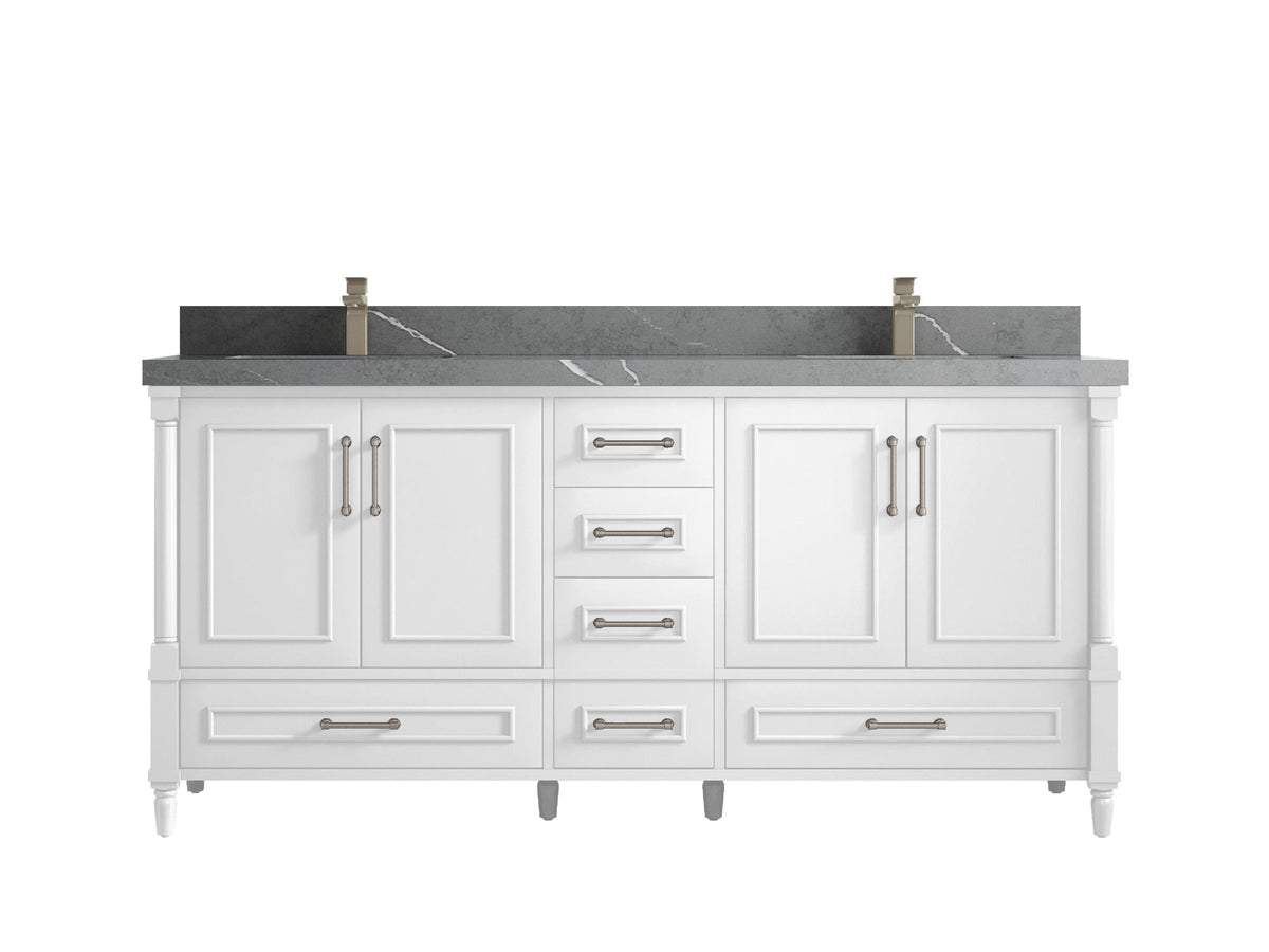 Aberdeen 72 in. W x 22 in. D Double Sink Bathroom Vanity - Willow Bath and Vanity