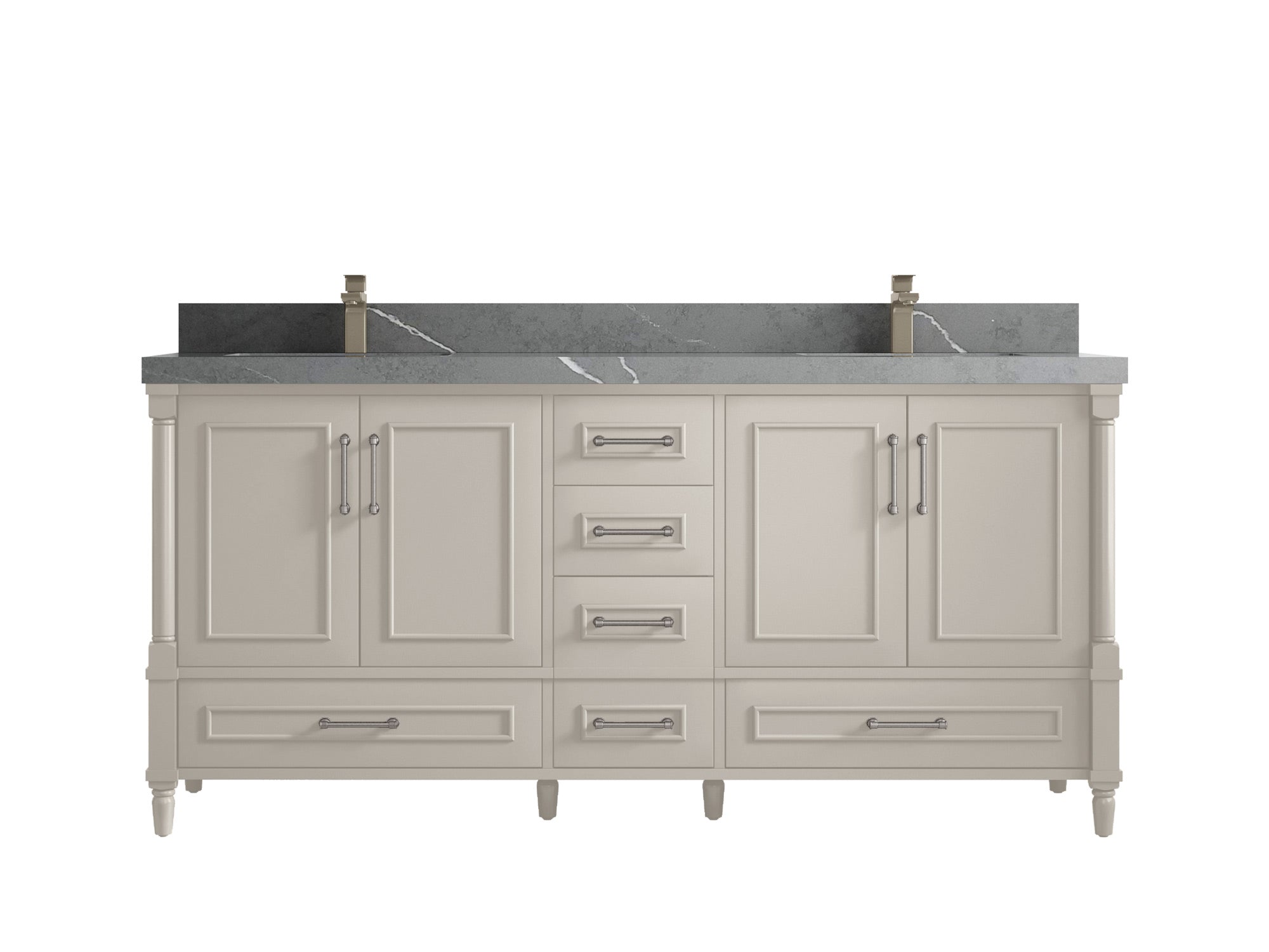 Aberdeen 72 in. W x 22 in. D Double Sink Bathroom Vanity - Willow Bath and Vanity