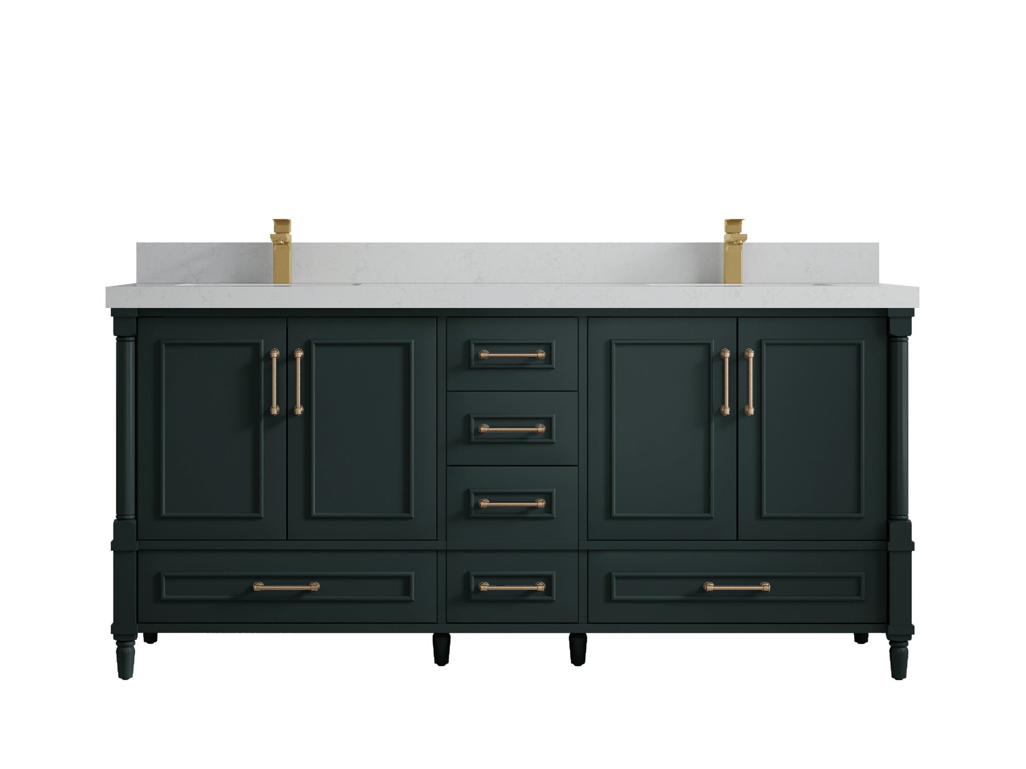 Aberdeen 72 in. W x 22 in. D Double Sink Bathroom Vanity - Willow Bath and Vanity