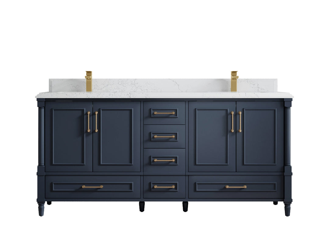 Aberdeen 72 in. W x 22 in. D Double Sink Bathroom Vanity - Willow Bath and Vanity