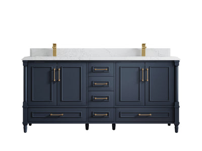 Aberdeen 72 in. W x 22 in. D Double Sink Bathroom Vanity - Willow Bath and Vanity