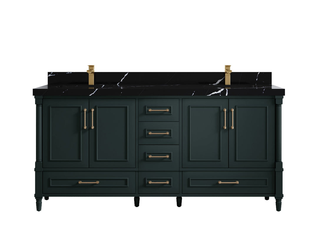 Aberdeen 72 in. W x 22 in. D Double Sink Bathroom Vanity - Willow Bath and Vanity