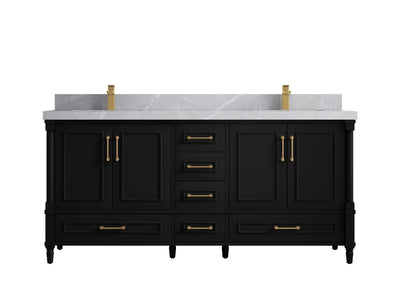 Aberdeen 72 in. W x 22 in. D Double Sink Bathroom Vanity - Willow Bath and Vanity