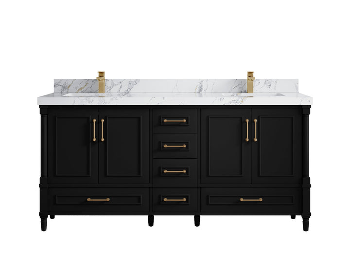 Aberdeen 72 in. W x 22 in. D Double Sink Bathroom Vanity - photo 45