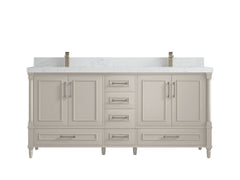 Aberdeen 72 in. W x 22 in. D Double Sink Bathroom Vanity - photo 28