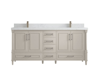Aberdeen 72 in. W x 22 in. D Double Sink Bathroom Vanity - Willow Bath and Vanity