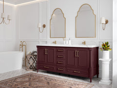 Aberdeen 72 in. W x 22 in. D Double Sink Bathroom Vanity - photo 2