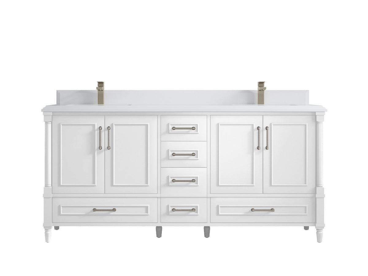 Aberdeen 72 in. W x 22 in. D Double Sink Bathroom Vanity - Willow Bath and Vanity