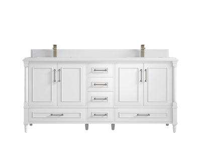 Aberdeen 72 in. W x 22 in. D Double Sink Bathroom Vanity - Willow Bath and Vanity