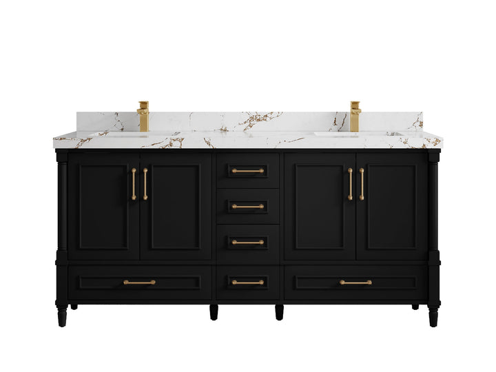 Aberdeen 72 in. W x 22 in. D Double Sink Bathroom Vanity - photo 35