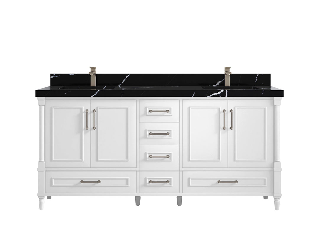 Aberdeen 72 in. W x 22 in. D Double Sink Bathroom Vanity - Willow Bath and Vanity