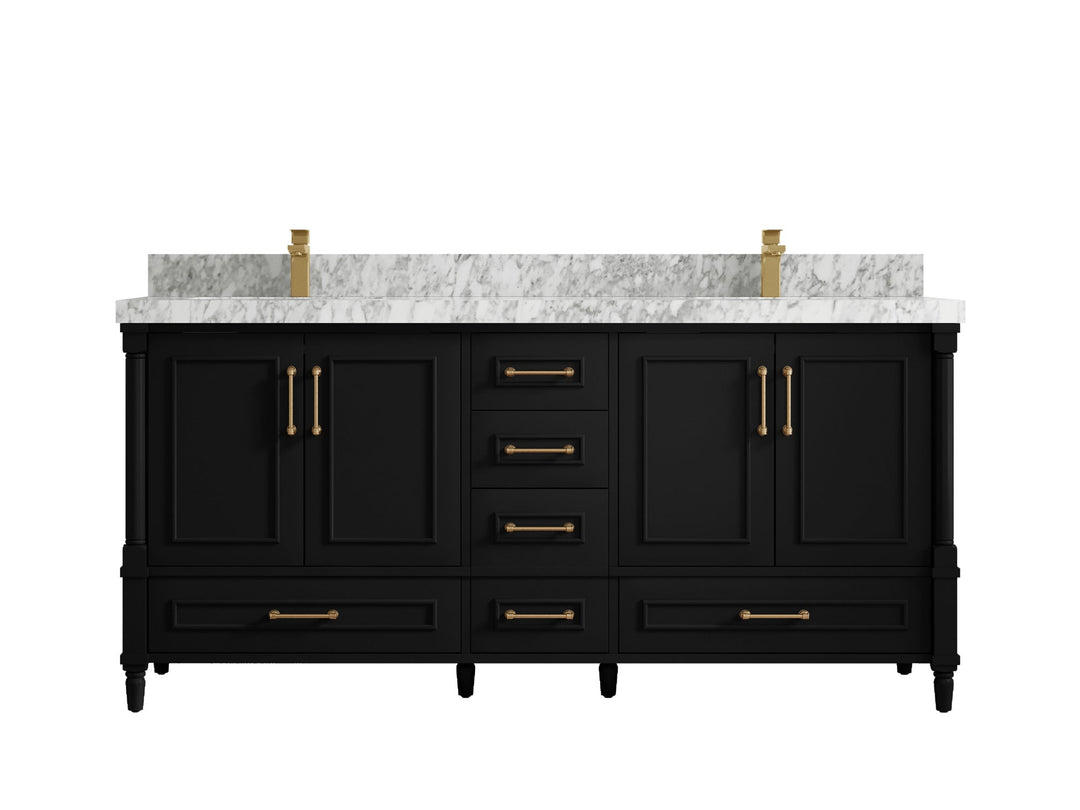 Aberdeen 72 in. W x 22 in. D Double Sink Bathroom Vanity - Willow Bath and Vanity