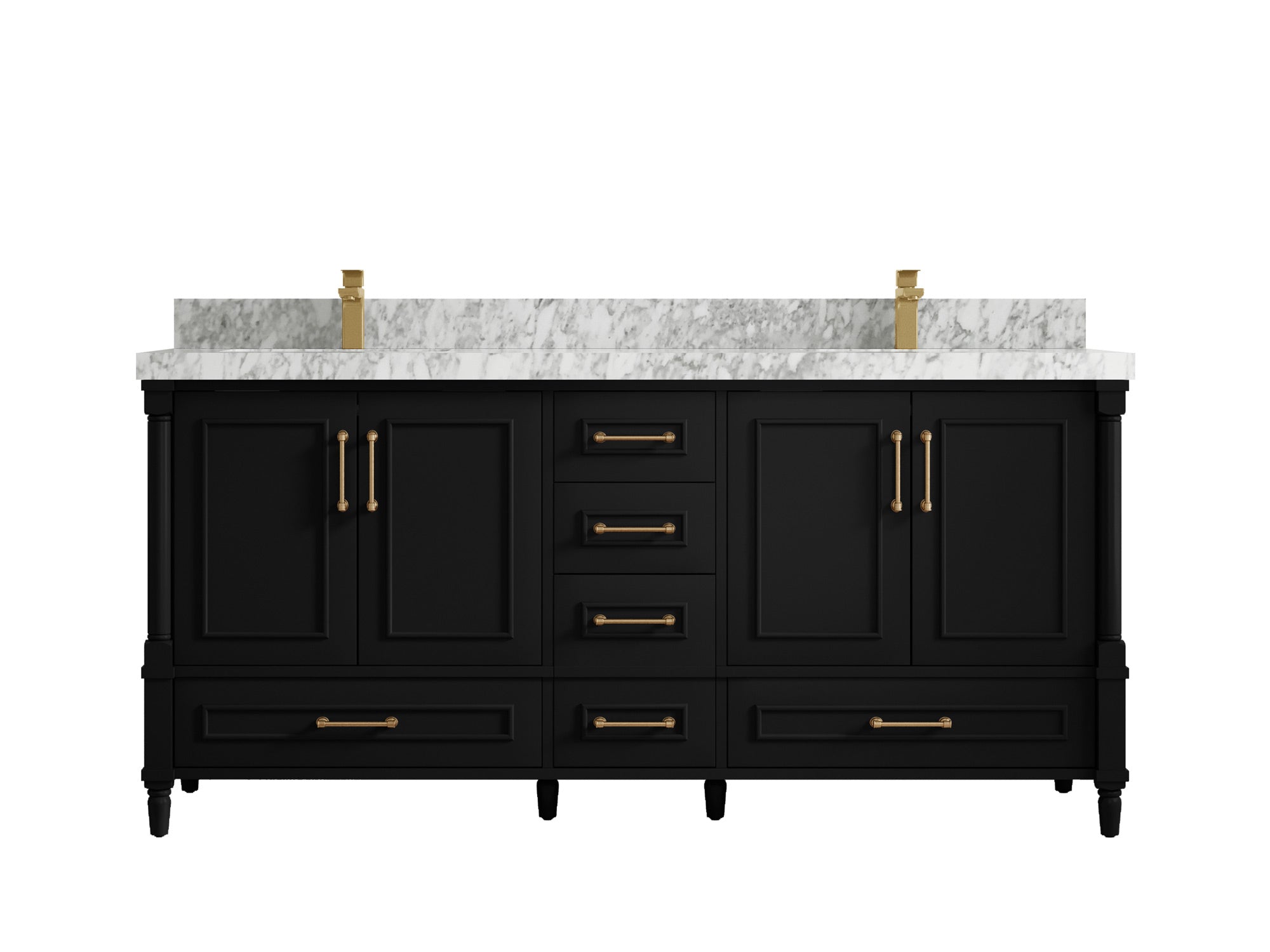 Aberdeen 72 in. W x 22 in. D Double Sink Bathroom Vanity - Willow Bath and Vanity