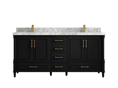 Aberdeen 72 in. W x 22 in. D Double Sink Bathroom Vanity - Willow Bath and Vanity