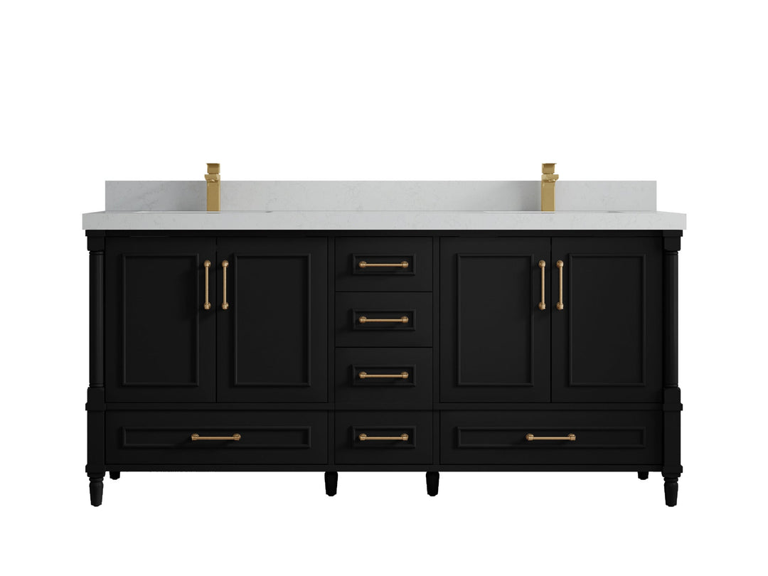 Aberdeen 72 in. W x 22 in. D Double Sink Bathroom Vanity - Willow Bath and Vanity