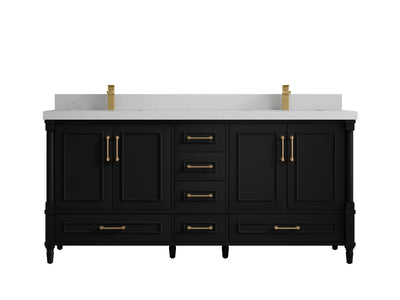 Aberdeen 72 in. W x 22 in. D Double Sink Bathroom Vanity - Willow Bath and Vanity