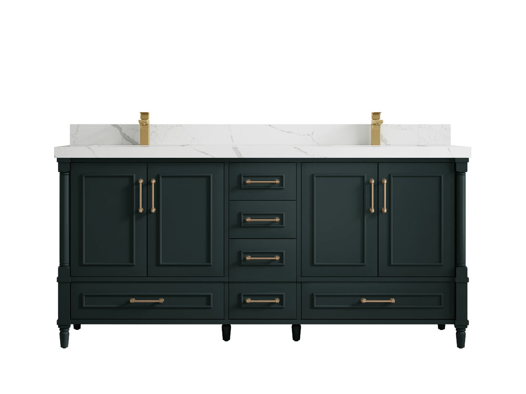 Aberdeen 72 in. W x 22 in. D Double Sink Bathroom Vanity - Willow Bath and Vanity