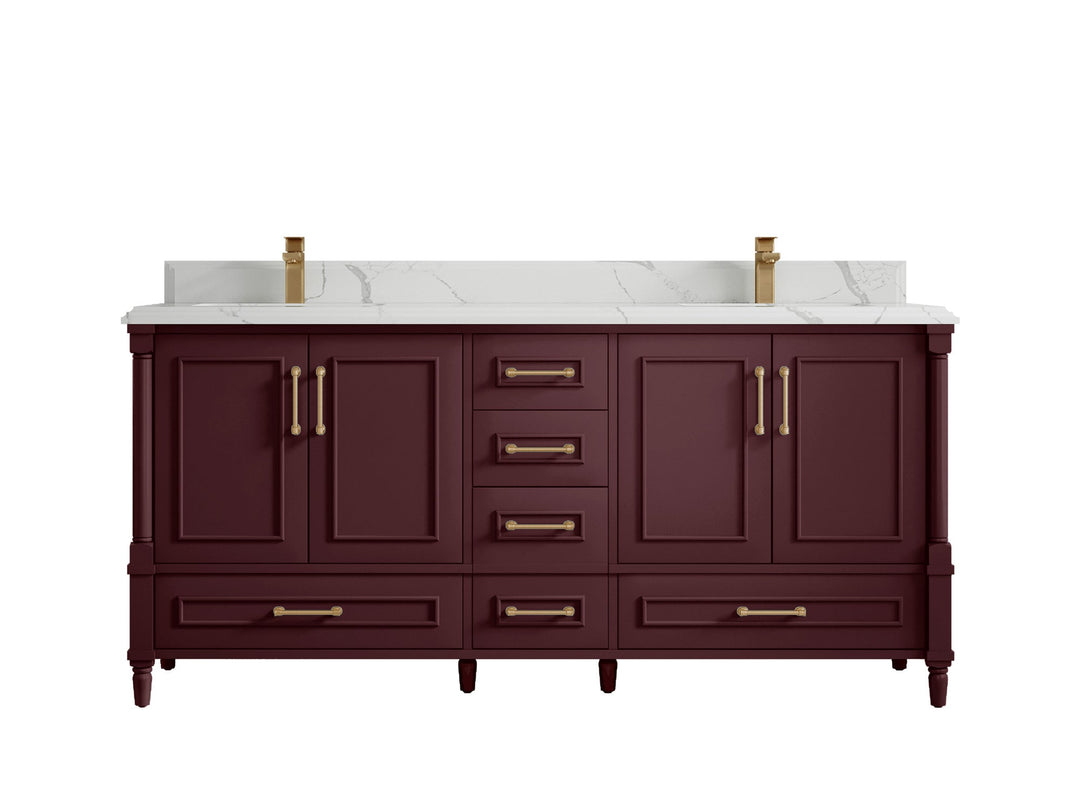 Aberdeen 72 in. W x 22 in. D Double Sink Bathroom Vanity - Willow Bath and Vanity