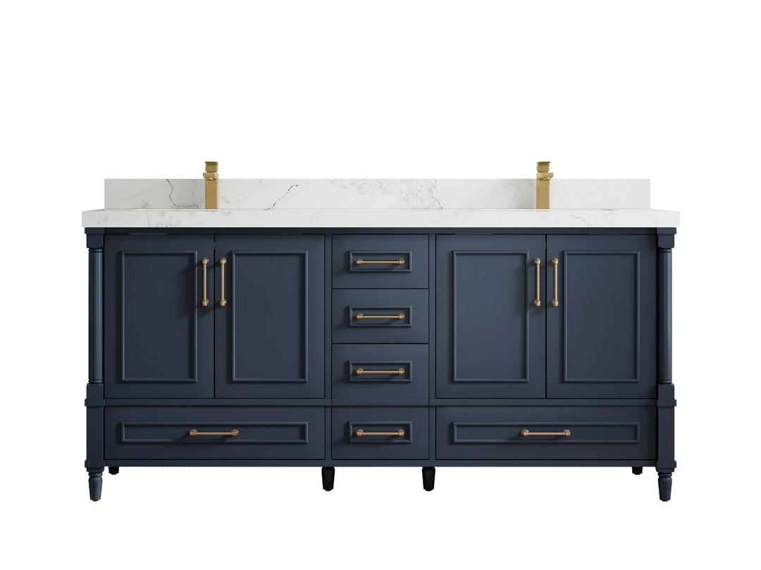 Aberdeen 72 in. W x 22 in. D Double Sink Bathroom Vanity - Willow Bath and Vanity