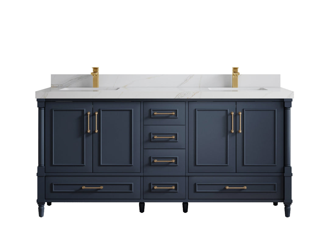 Aberdeen 72 in. W x 22 in. D Double Sink Bathroom Vanity - Willow Bath and Vanity