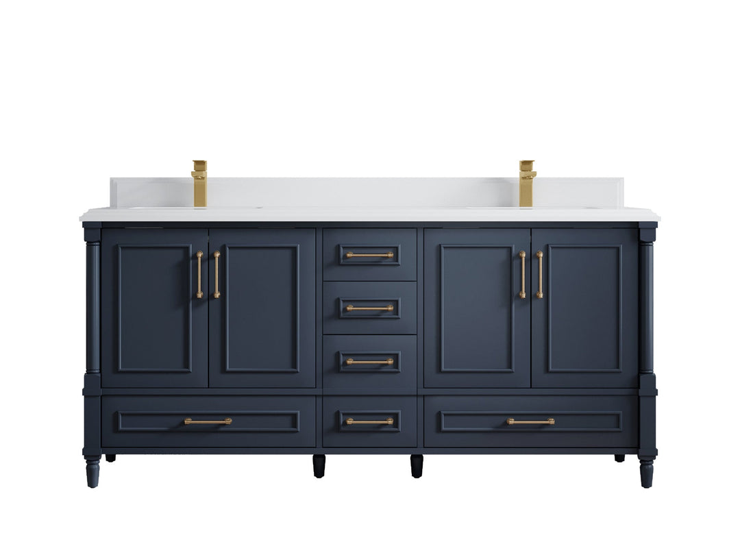 Aberdeen 72 in. W x 22 in. D Double Sink Bathroom Vanity - Willow Bath and Vanity