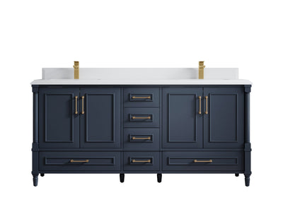Aberdeen 72 in. W x 22 in. D Double Sink Bathroom Vanity - Willow Bath and Vanity