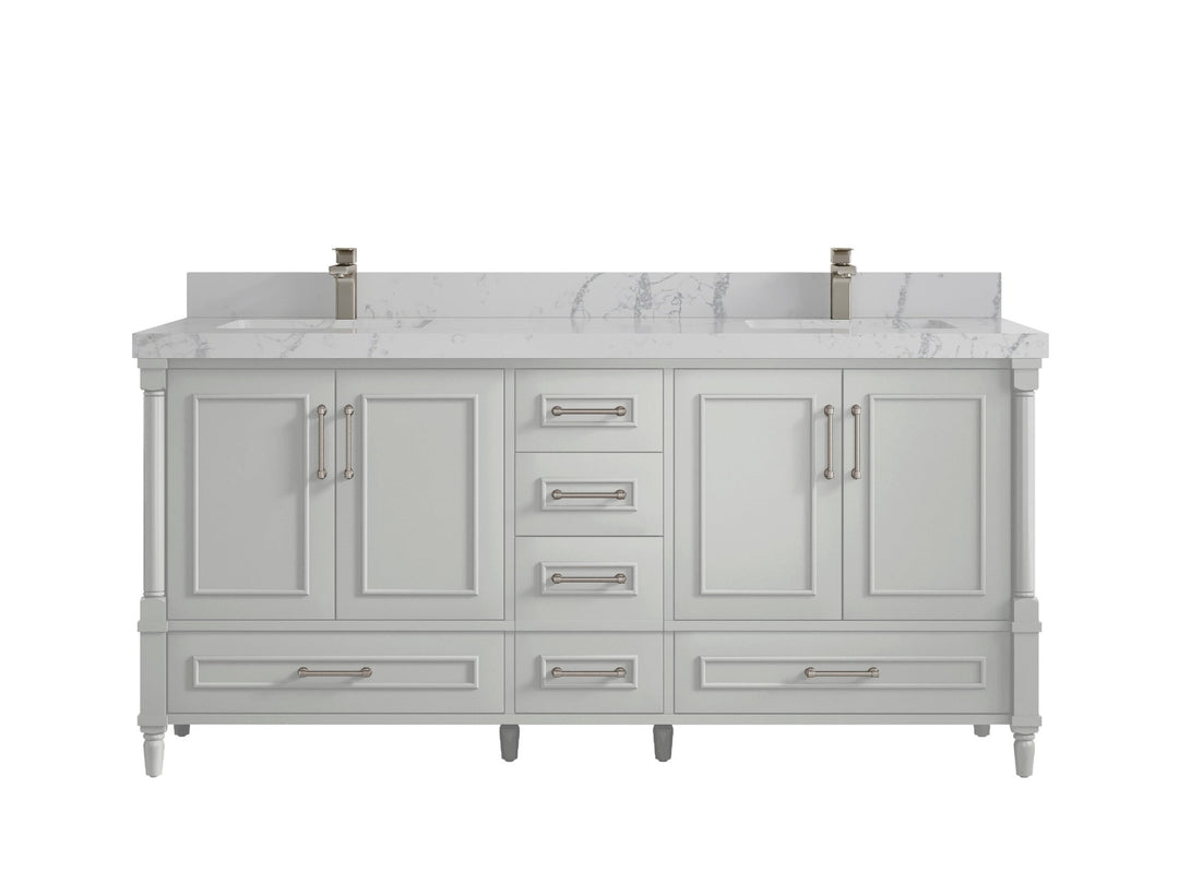 Aberdeen 72 in. W x 22 in. D Double Sink Bathroom Vanity - Willow Bath and Vanity