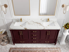 Aberdeen 72 in. W x 22 in. D Double Sink Bathroom Vanity - photo 37