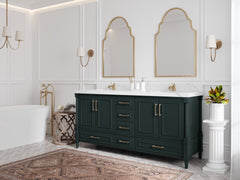 Aberdeen 72 in. W x 22 in. D Double Sink Bathroom Vanity - photo 2