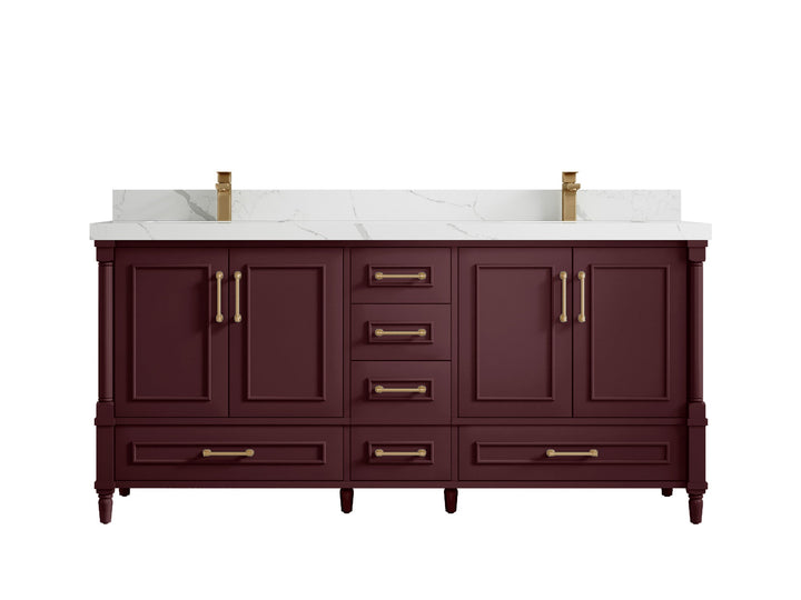 Aberdeen 72 in. W x 22 in. D Double Sink Bathroom Vanity - photo 16