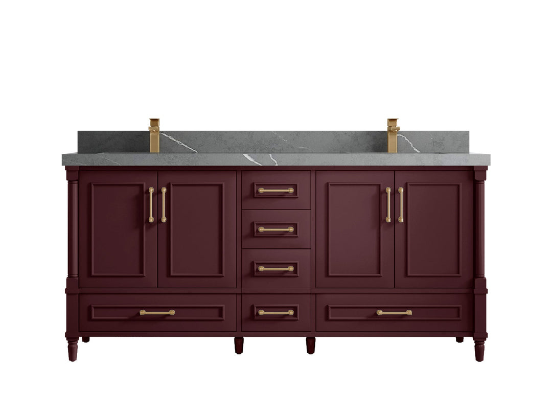 Aberdeen 72 in. W x 22 in. D Double Sink Bathroom Vanity - Willow Bath and Vanity