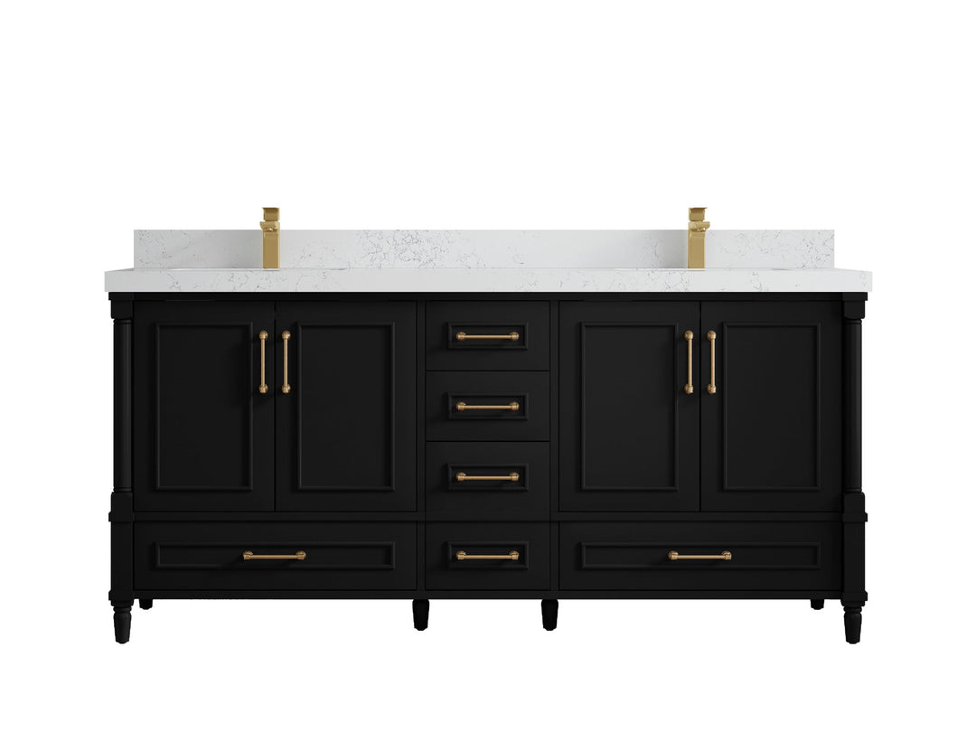 Aberdeen 72 in. W x 22 in. D Double Sink Bathroom Vanity - Willow Bath and Vanity
