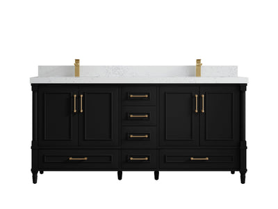 Aberdeen 72 in. W x 22 in. D Double Sink Bathroom Vanity - Willow Bath and Vanity