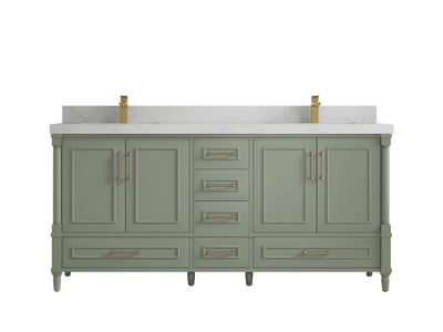 Aberdeen 72 in. W x 22 in. D Double Sink Bathroom Vanity - Willow Bath and Vanity