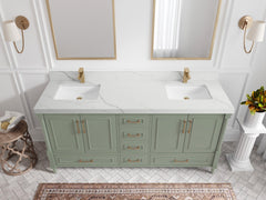 Aberdeen 72 in. W x 22 in. D Double Sink Bathroom Vanity - photo 12