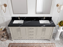 Aberdeen 72 in. W x 22 in. D Double Sink Bathroom Vanity - photo 7