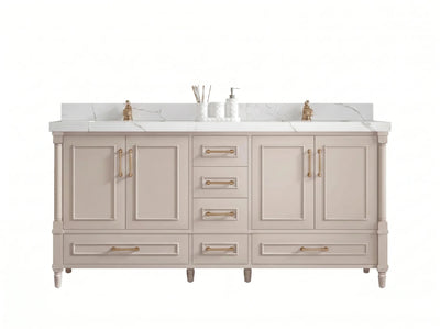 Aberdeen 72 in. W x 22 in. D Double Sink Bathroom Vanity - Willow Bath and Vanity