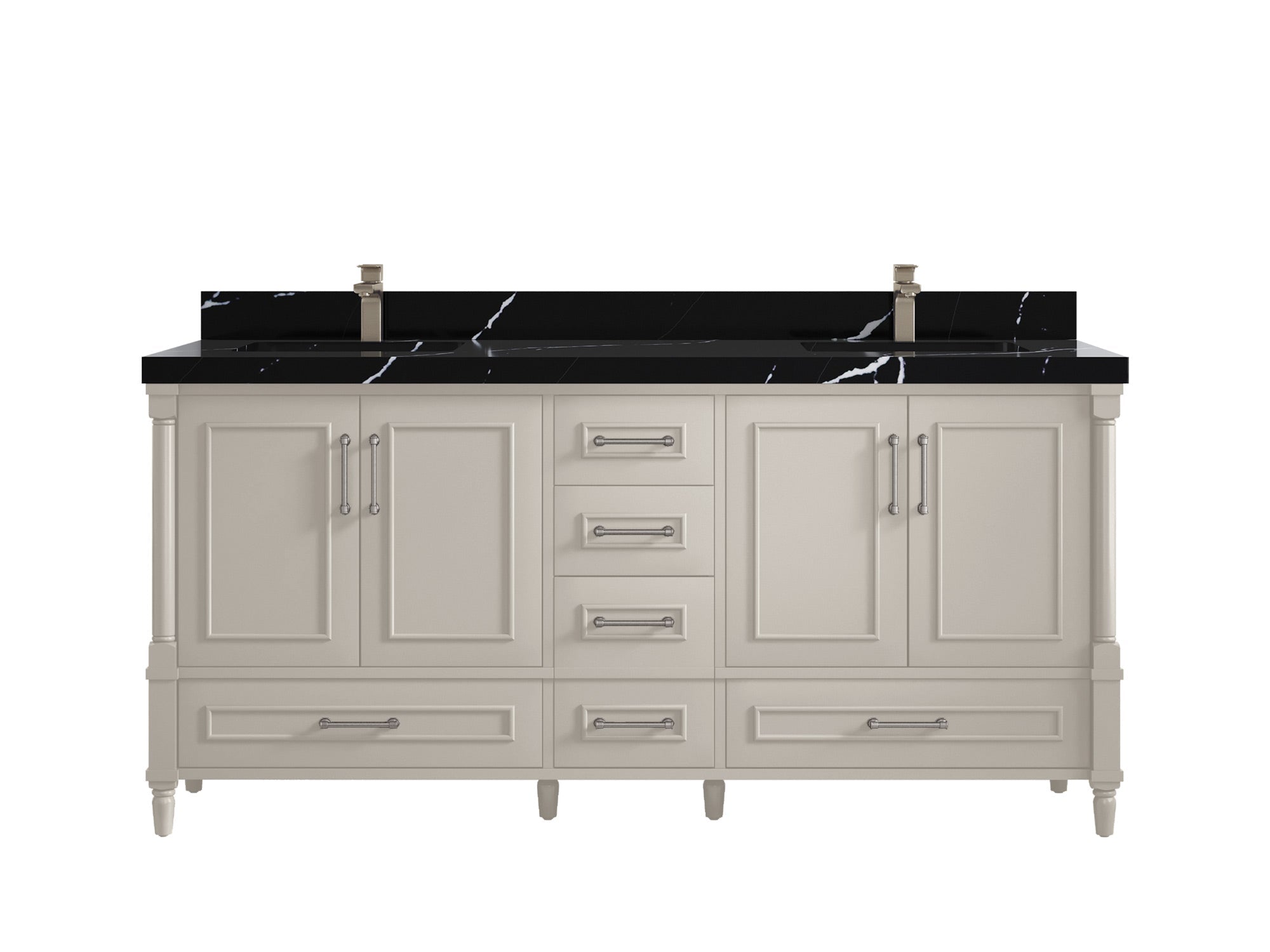 Aberdeen 72 in. W x 22 in. D Double Sink Bathroom Vanity - Willow Bath and Vanity