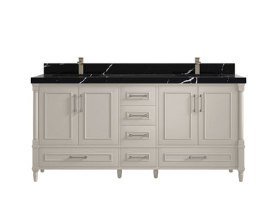 Aberdeen 72 in. W x 22 in. D Double Sink Bathroom Vanity - Willow Bath and Vanity