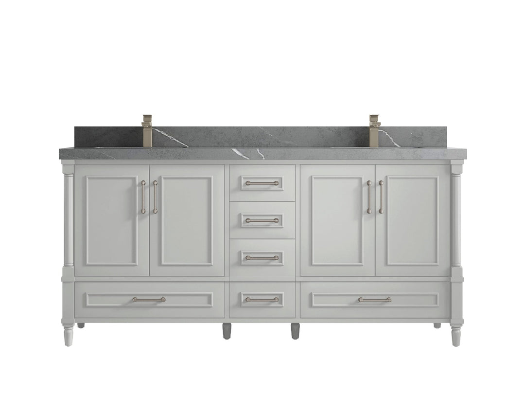 Aberdeen 72 in. W x 22 in. D Double Sink Bathroom Vanity - Willow Bath and Vanity