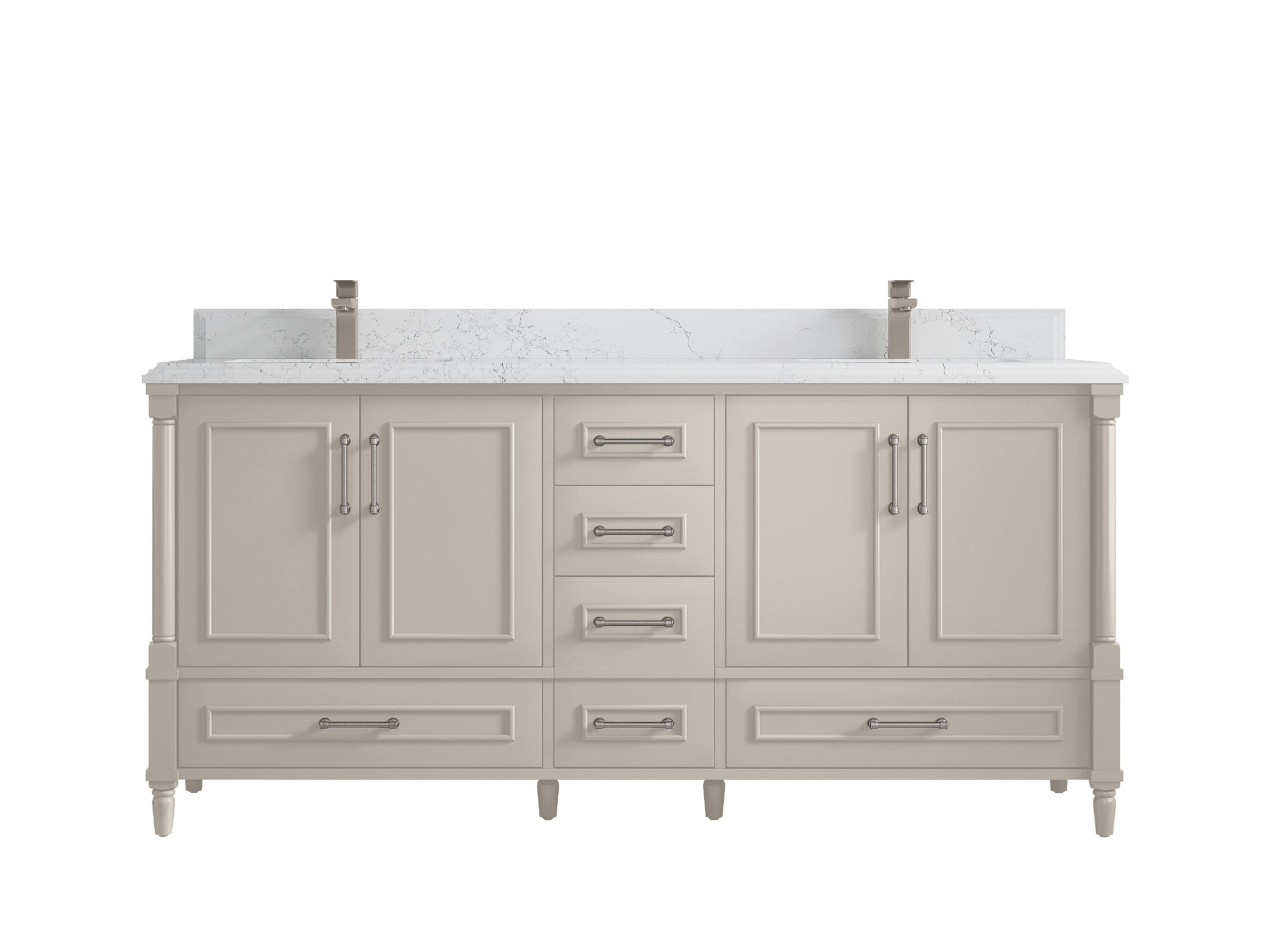 Aberdeen 72 in. W x 22 in. D Double Sink Bathroom Vanity - Willow Bath and Vanity