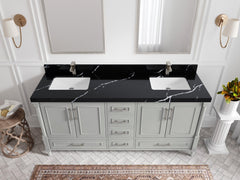 Aberdeen 72 in. W x 22 in. D Double Sink Bathroom Vanity - photo 8