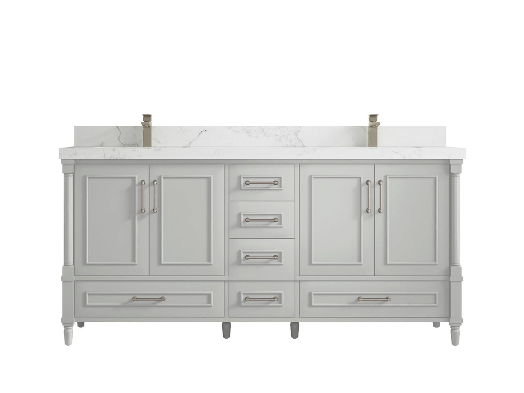 Aberdeen 72 in. W x 22 in. D Double Sink Bathroom Vanity - Willow Bath and Vanity